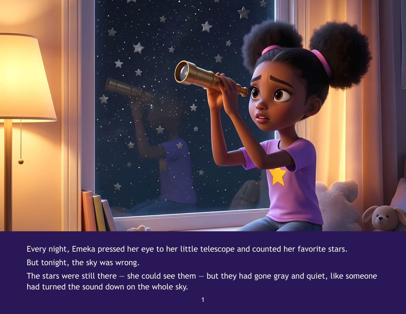 The Night the Stars Went Out — sample page 1 of 5